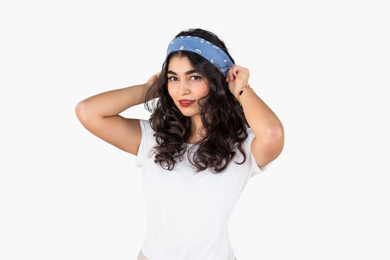 Bandana som pannband Bandana som pannband