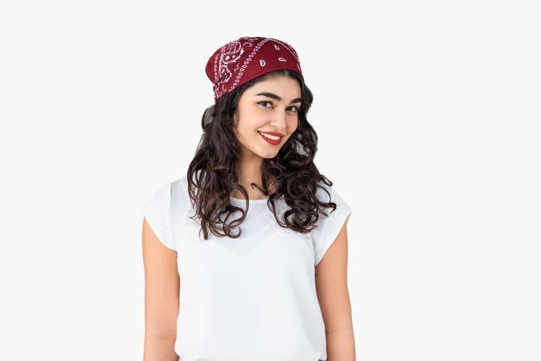 Bandana som huvudduk Bandana som huvudduk