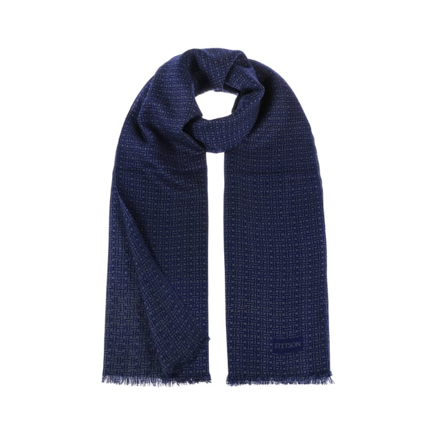 Basket Weave Halsduk i Ull by Stetson